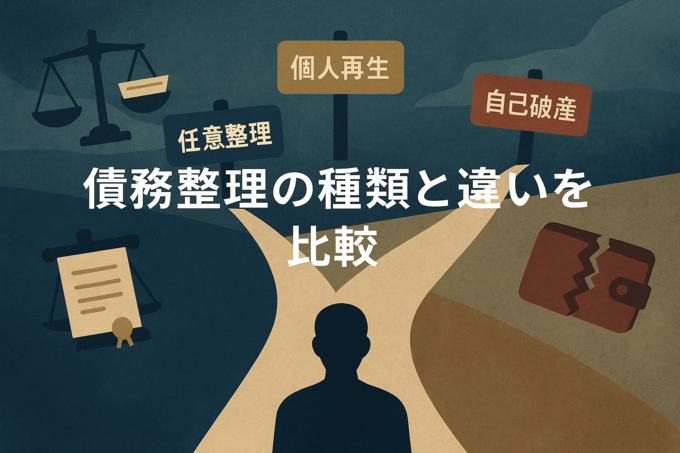 債務整理の種類と比較
